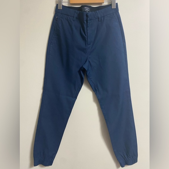 RW&CO Men’s Navy Blue Commuter Joggers Slim Fit Size 29x30 - Picture 4 of 7